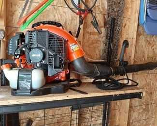 This is a backpack Echo PB-580T blower!  It is in nearly new condition!
