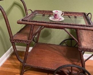 Antique tea cart 