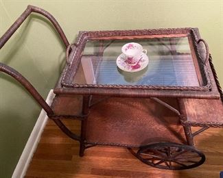 Antique tea cart 