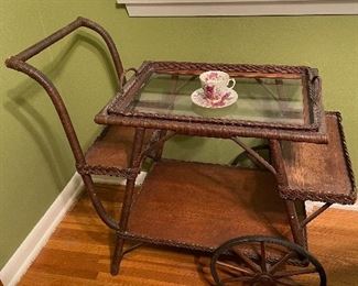 Antique tea cart 