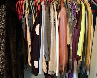 Nice selection of Women's clothing (most size Large)