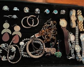 jewelry (sterling and costume)