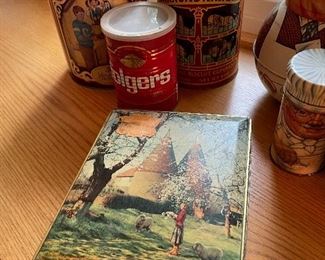 vintage tins 
