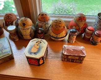 vintage tins (Bristol Roly Poly tins and more)