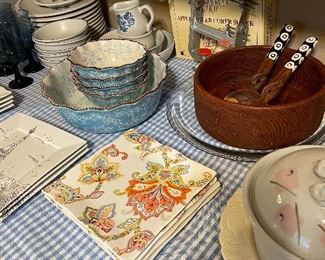 dishes, cups, mugs and serving pieces 