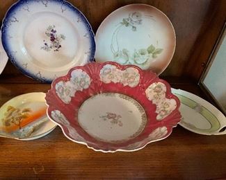 antique décorative plates 