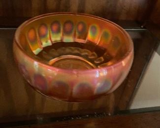 Antique carnival glass 