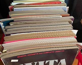 sheet music and music books 