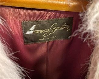 Vintage faux fur coat 