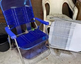 folding chairs, lawn chairs  