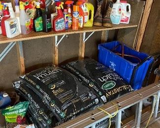 garage tools, chemicals