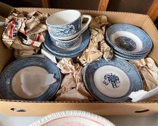 large set of vintage china 