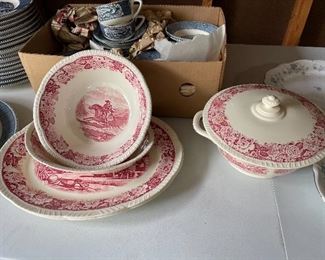 large set of vintage china 