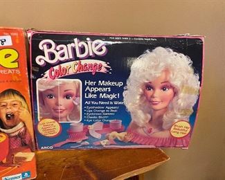 Vintage Barbie hair and makeup head