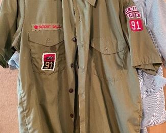 Vintage boy scout shirt 