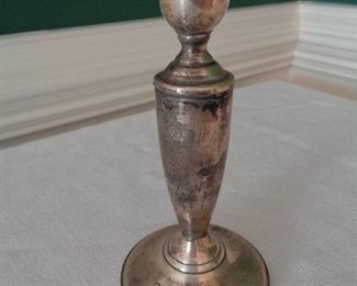 sterling silver candlestick