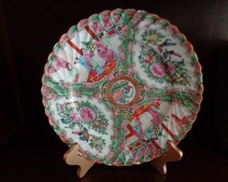 Asian porcelain plate