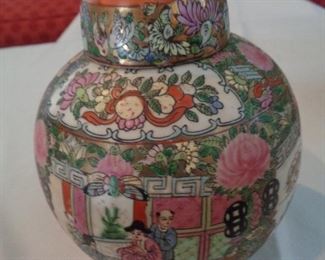 Asian porcelain Ginger Jar