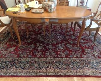 Hand-knotted in India Dining Room wool rug 9'9"x7'11"