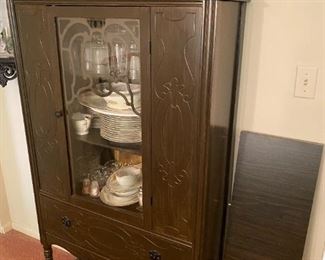 hand carved hutch