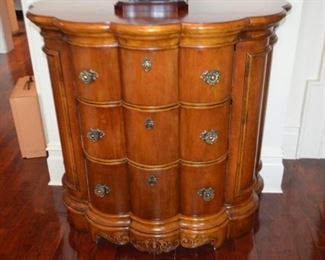 4 drawer console cabinet