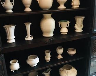 Miscellaneous pottery including McCoy, Roseville, Redwing