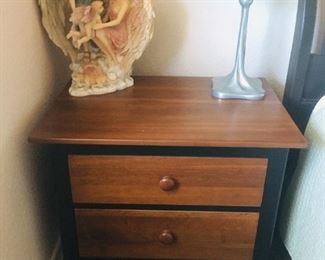  Nightstand with black trim
