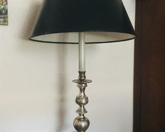 Black table lamp