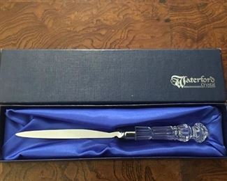 Waterford crystal letter opener