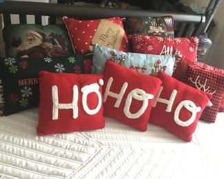 Misc. holiday pillows
