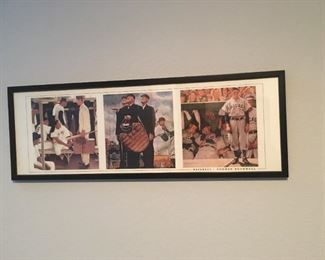 Norman Rockwell Baseball Art
