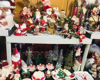 Lots of holiday decor