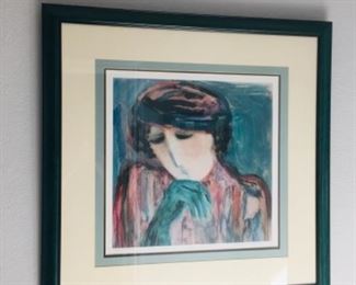 Green Glove - Artists Proof- by Barbara Wood