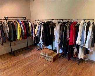100s of pieces of high end clothing