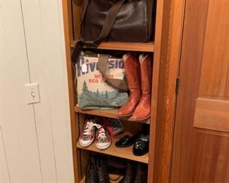 High end shoes, boots and handbags