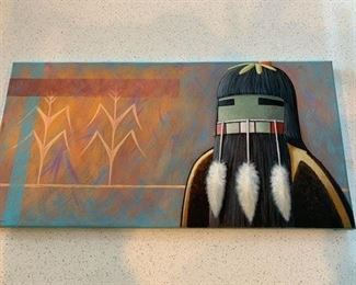 Kurt Lomawaima (Hopi) 2017 O/C