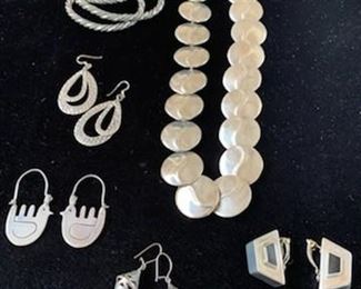 Vintage Taxco sterling jewelry