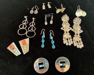 More sterling earrings
