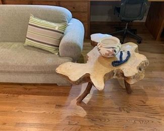 Cool vintage burlwood table