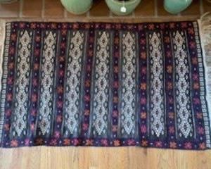 Afghan kilim rug 2'7" x 4'6"