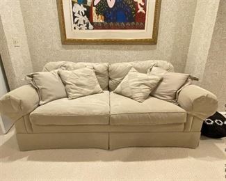 upholstered sofa