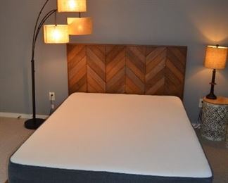 CRATE AND BARREL CHEVRON BED