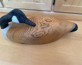Carved goose-Stan Roosa - Bear Lake carver