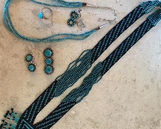 Vintage turquoise jewelry