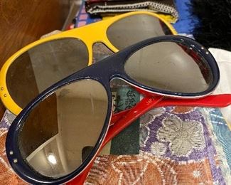 Vintage Japan mirrored sun/ski glasses