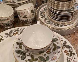 Wedgwood china - Wild strawberry pattern