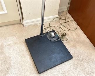 Mid century chrome arc lamp