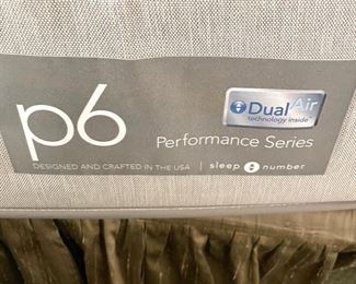 Split King SleepNumber adjustable bed with remote