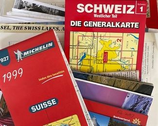 File Cabinets full of travel ephemera from all over the world.