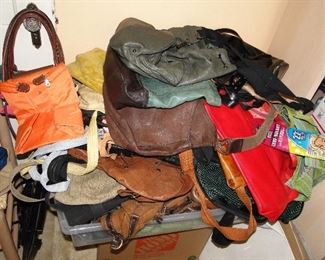 Handbags including many Longchamps